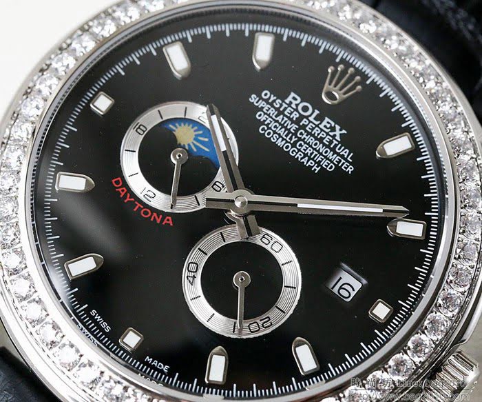 ROLEX勞力士 迪通拿 新系列 最新 原裝日本進口機械機芯 九字位二十四小時顯示 男士腕表  wssb4511